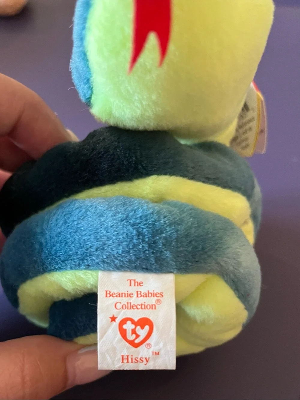 Hissy the Snake Beanie Baby